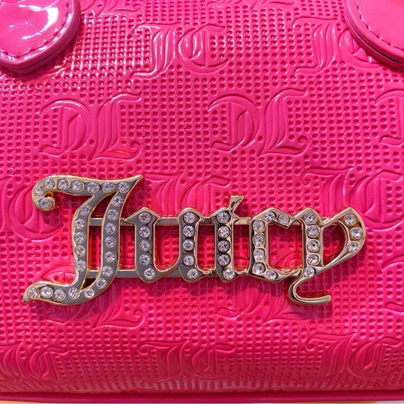 Juice Couture Pink Semi Charmed Mini Satchel Crossbody Bag & Coin Purse Set NWT - Picture 10 of 12